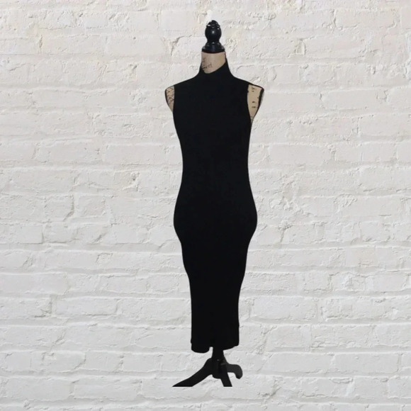 Magaschoni Ribbed Sweater Dress - Picture 1 of 5